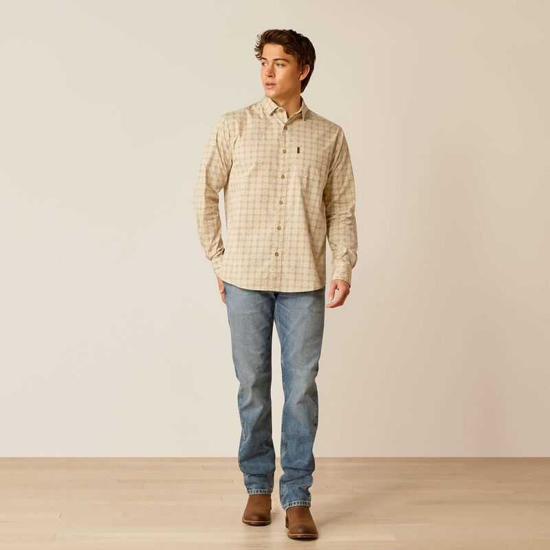 Ariat Morgan Modern Fit Shirt Grey | 631BRCNKS