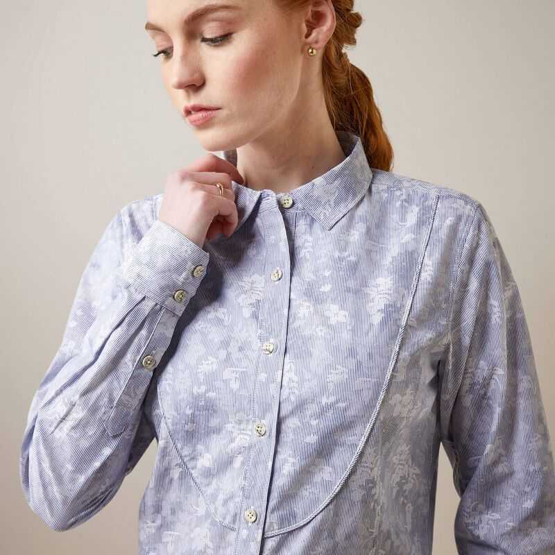 Ariat Muir Blouse Blue | 579ZEDMIH