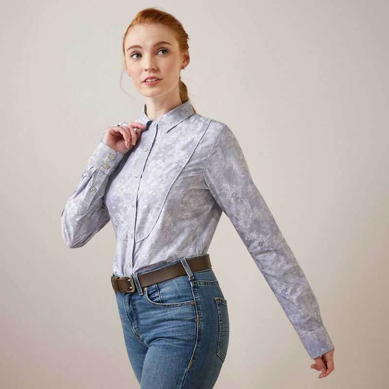 Ariat Muir Blouse Blue | 579ZEDMIH