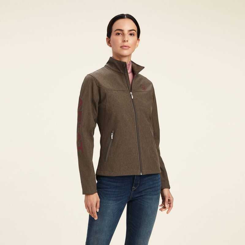 Ariat New Team Softshell Jacket Banyan Bark Heather | 743JXWMVZ