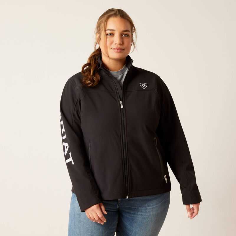 Ariat New Team Softshell Jacket Black | 167RJIHZK