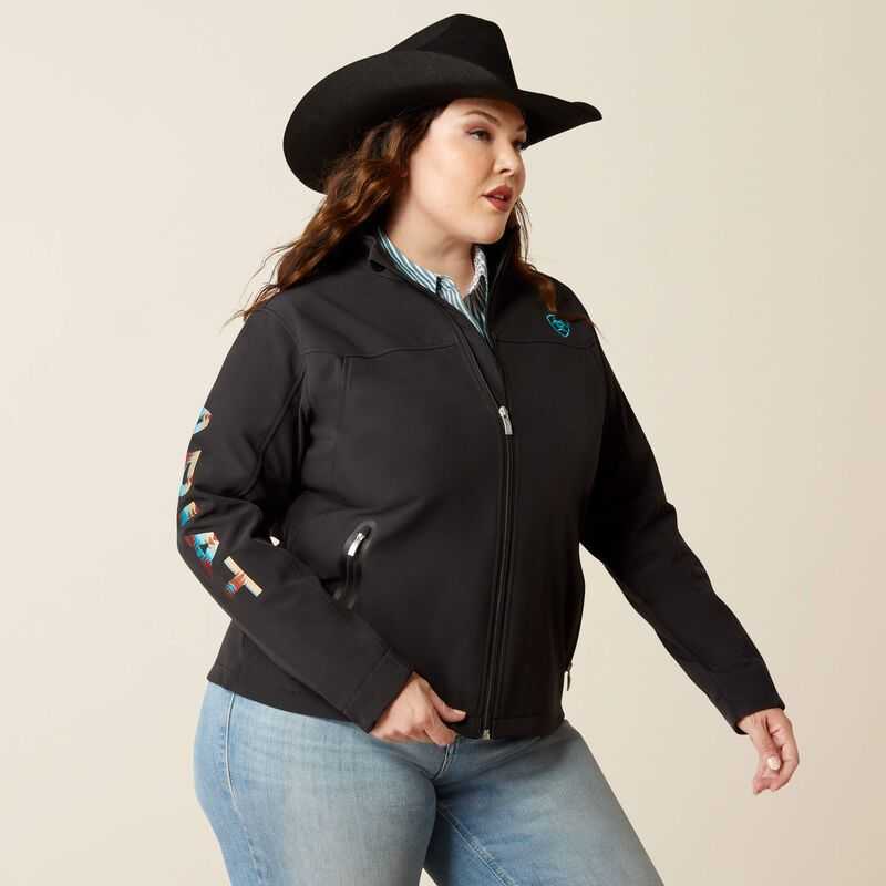 Ariat New Team Softshell Jacket Black | 169GMLWZP