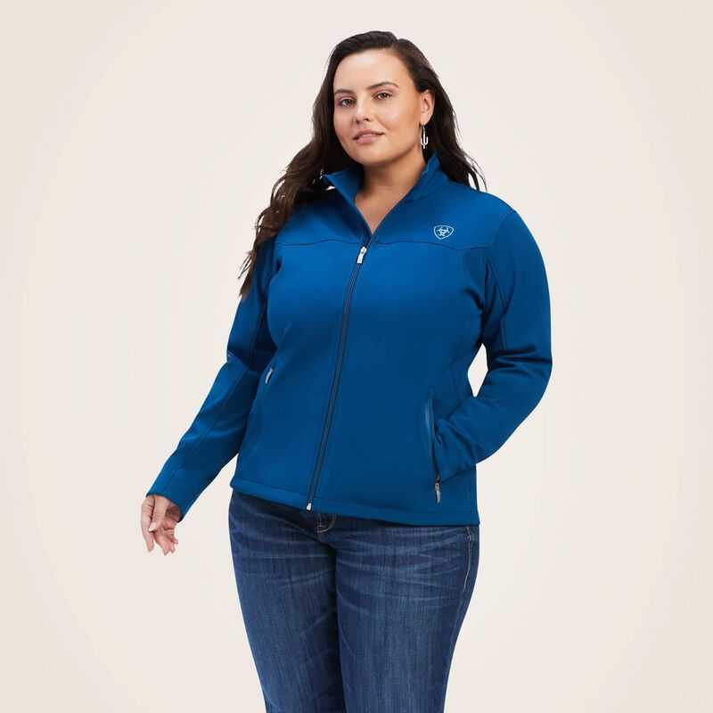 Ariat New Team Softshell Jacket Blue | 370ANXUWP