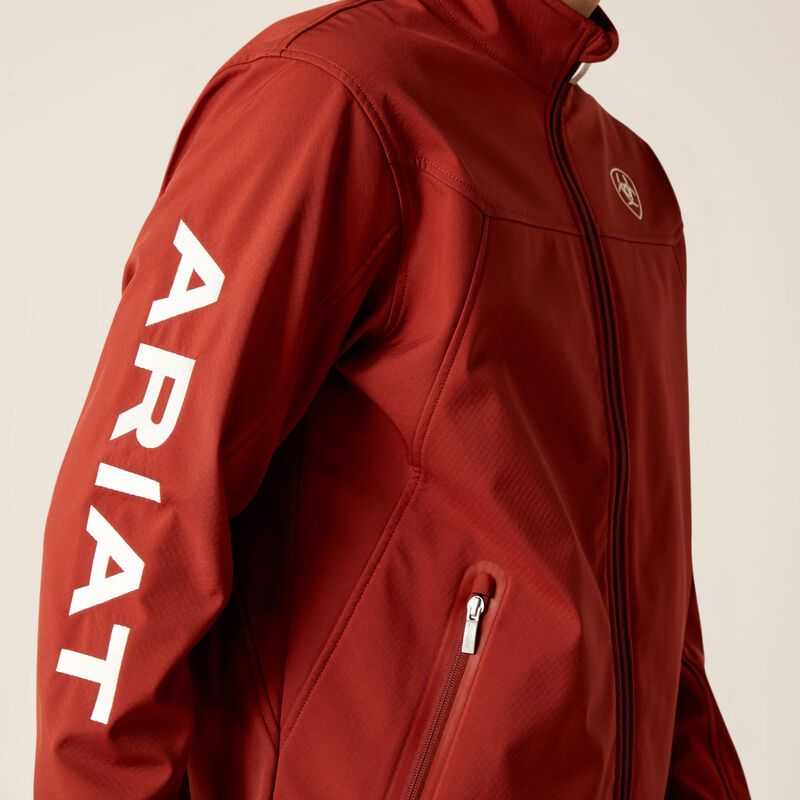 Ariat New Team Softshell Jacket Dark Red | 178LSHMPK