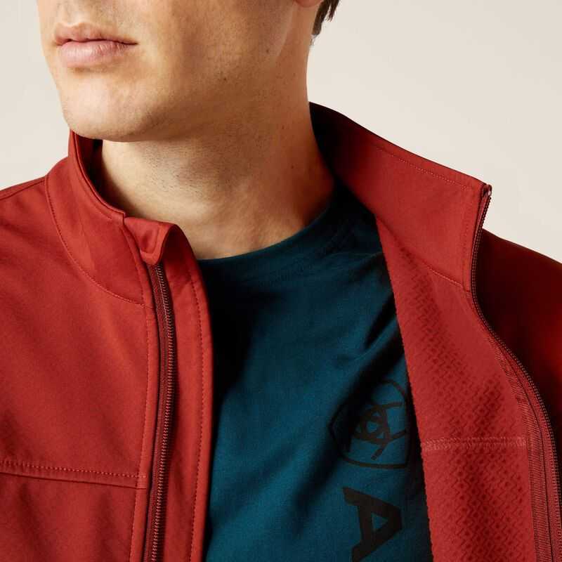 Ariat New Team Softshell Jacket Dark Red | 178LSHMPK