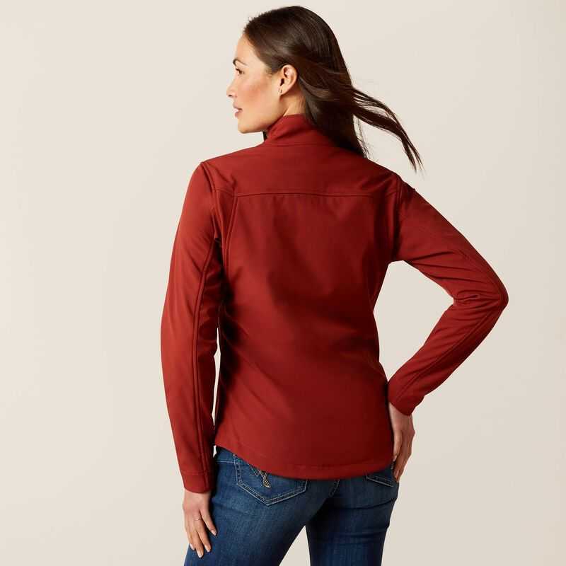 Ariat New Team Softshell Jacket Dark Red | 534SPLUJA