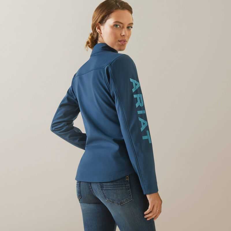 Ariat New Team Softshell Jacket Deep Petroleum | 264ZNFVMP