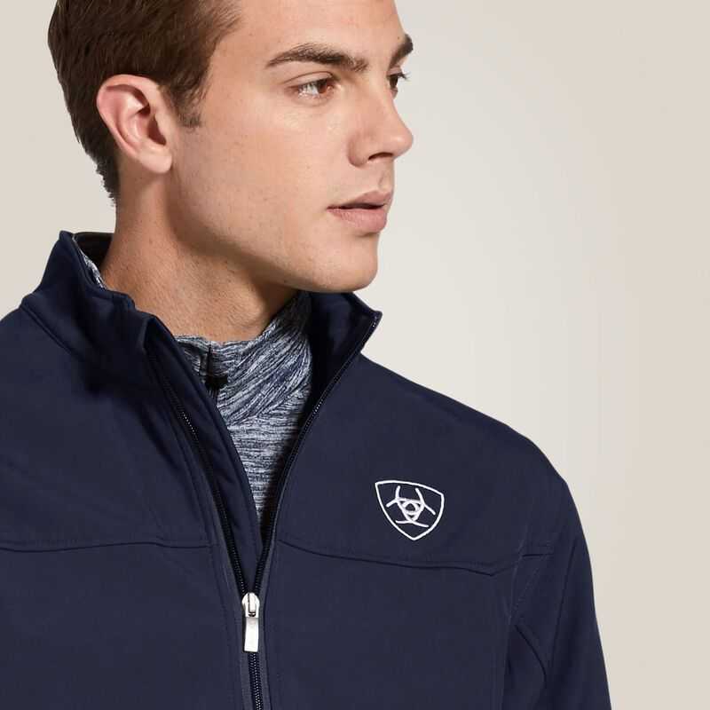 Ariat New Team Softshell Jacket Navy | 450OSBGUY