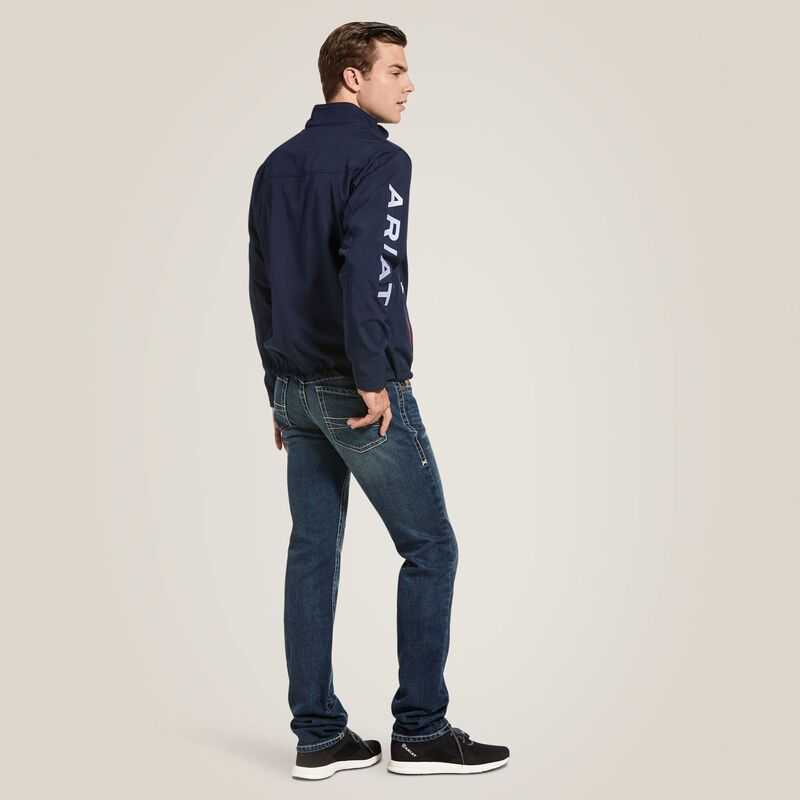 Ariat New Team Softshell Jacket Navy | 450OSBGUY