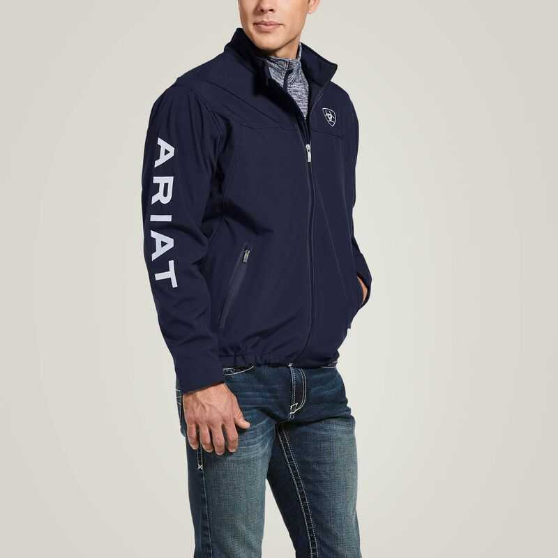 Ariat New Team Softshell Jacket Navy | 450OSBGUY