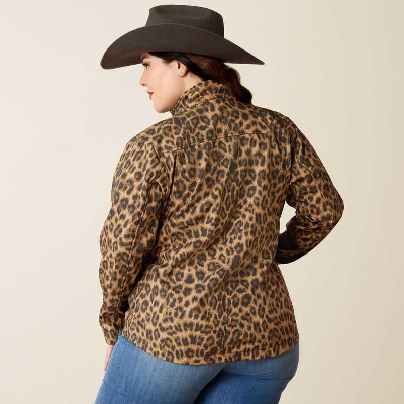 Ariat New Team Softshell Print Jacket Leopard | 495YQNSFL