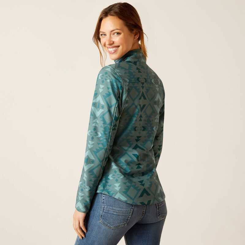 Ariat New Team Softshell Print Jacket Pinewood | 360ONWUSD