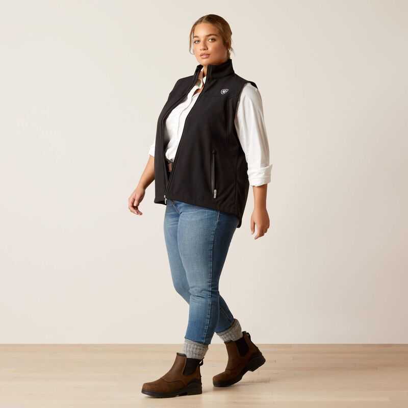 Ariat New Team Softshell Vest Black | 324YDRGKS