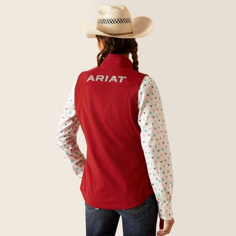 Ariat New Team Softshell Vest Orange / Pink | 270PULVXD