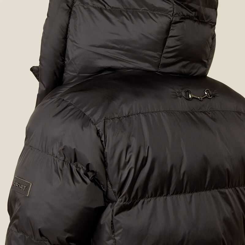 Ariat Norfolk Long Puffa Coat Black | 726NDSUXE