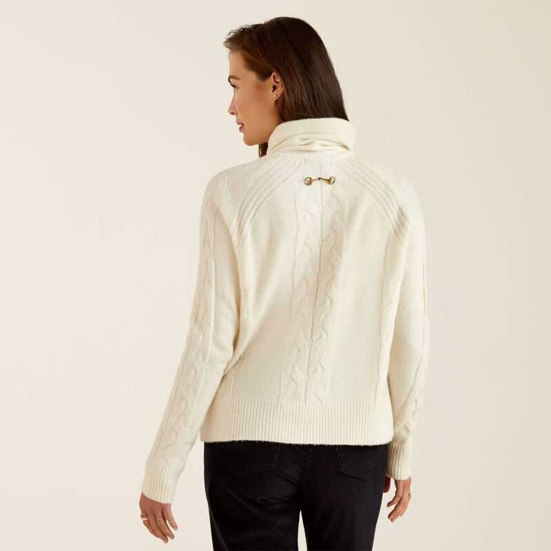 Ariat Novato Sweater Light Yellow | 783VAOBME