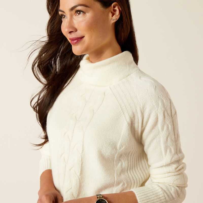 Ariat Novato Sweater Light Yellow | 783VAOBME