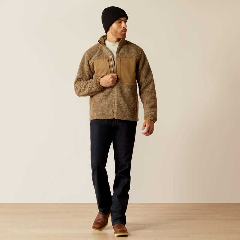 Ariat Odessa Sherpa Jacket Brindle | 278OKHAJS