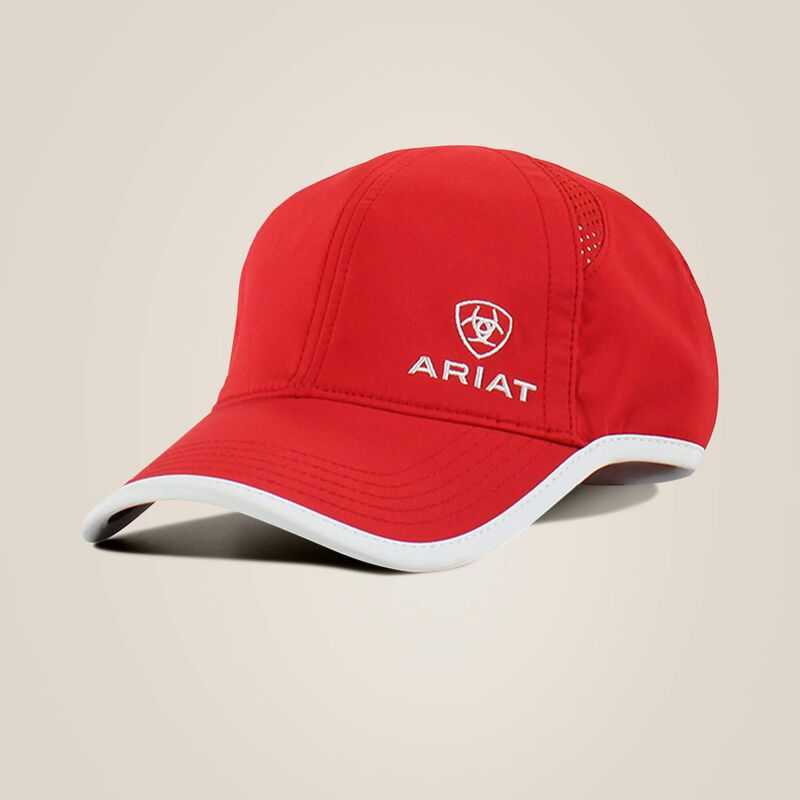 Ariat Offset logo trim cap Red | 582KLPSRC