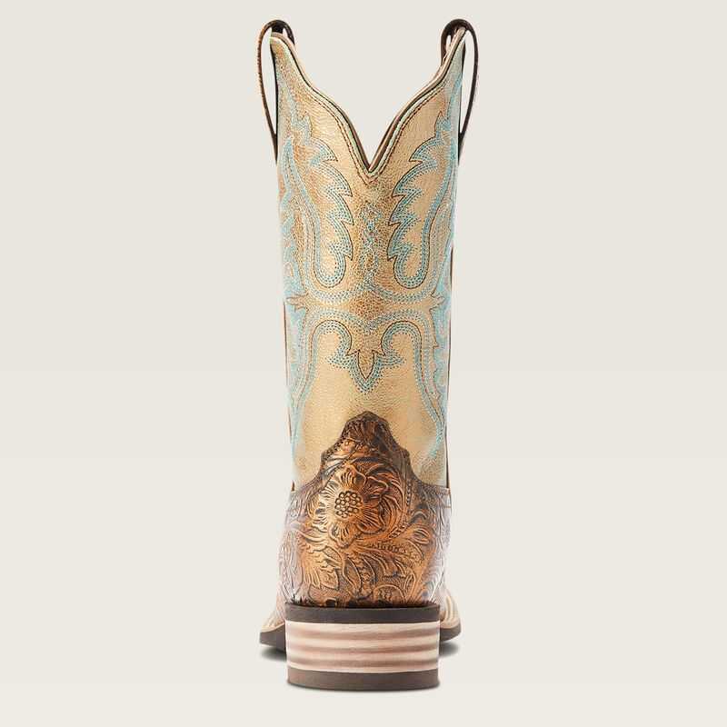 Ariat Olena Western Boot Brown | 146UNDJEZ