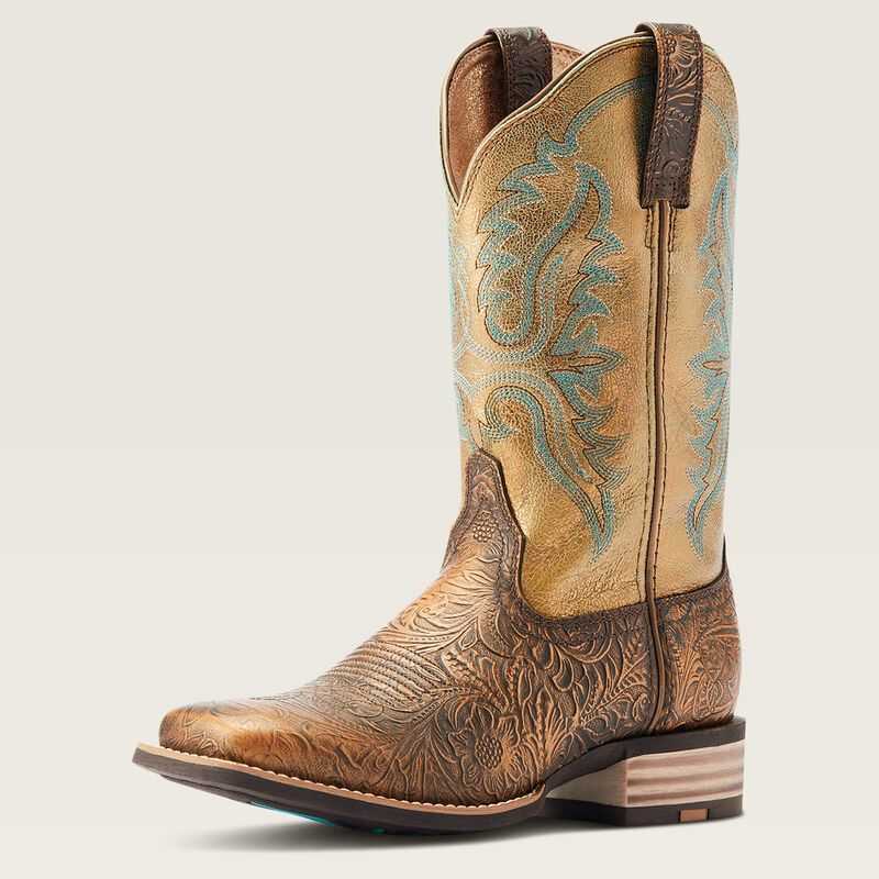 Ariat Olena Western Boot Brown | 146UNDJEZ