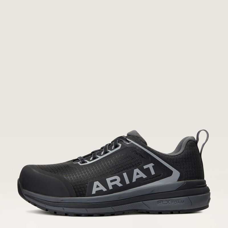 Ariat Outpace Composite Toe Safety Shoe Black | 758APSGWU