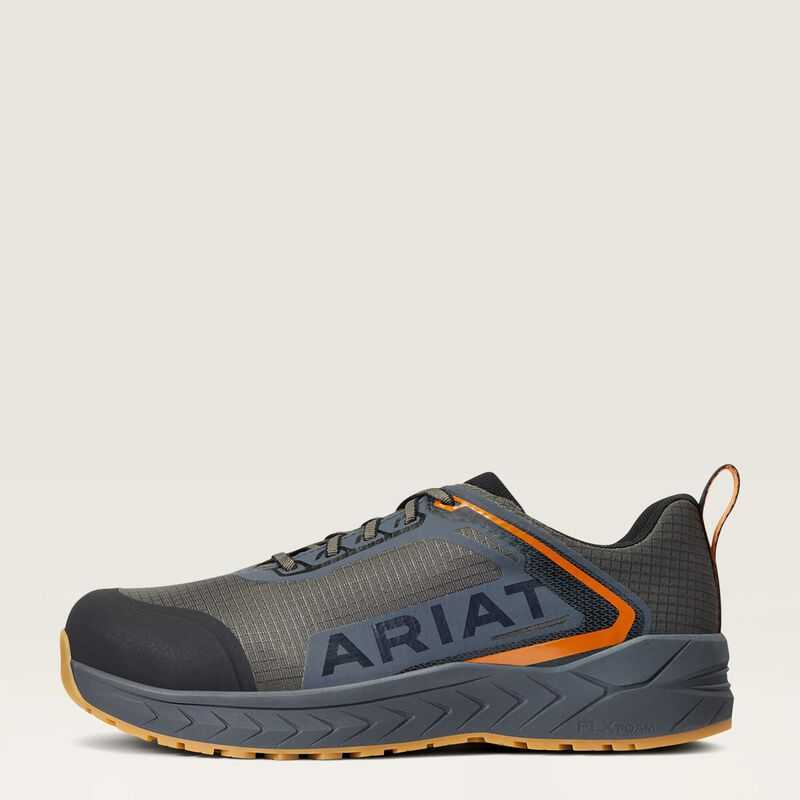 Ariat Outpace Composite Toe Safety Shoe Grey | 248FHVSPQ