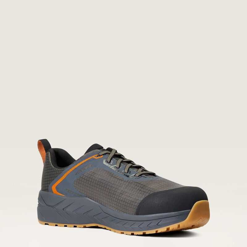 Ariat Outpace Composite Toe Safety Shoe Grey | 248FHVSPQ