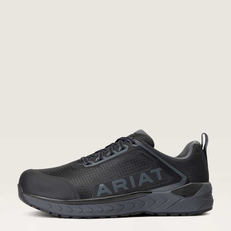 Ariat Outpace Composite Toe Safety Shoe Black | 214HFCJSG