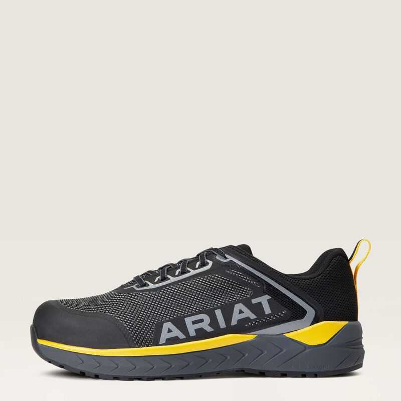 Ariat Outpace SD Composite Toe Safety Shoe Grey | 564BANYPK