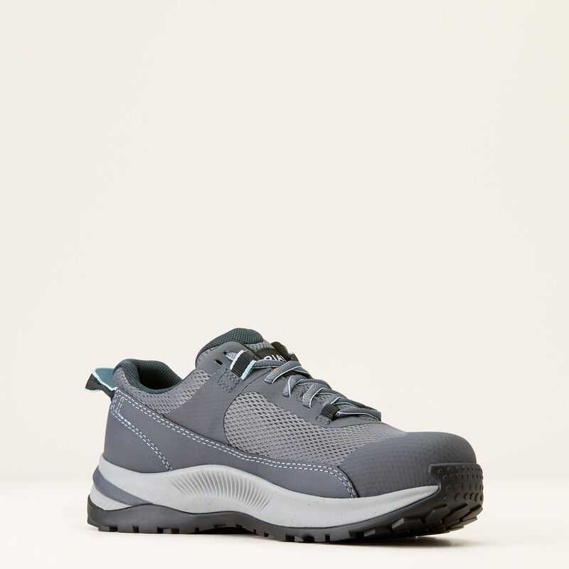 Ariat Outpace Shift Composite Toe Work Shoe Grey | 819UIFLYG