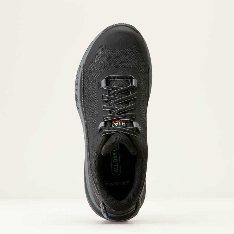 Ariat Outpace Shift Work Shoe Black | 145YVZOTF