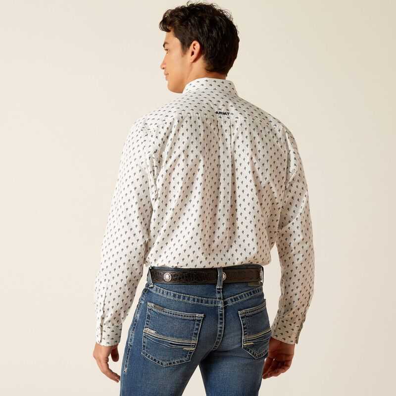 Ariat Parker Classic Fit Shirt White | 745NBOKHU