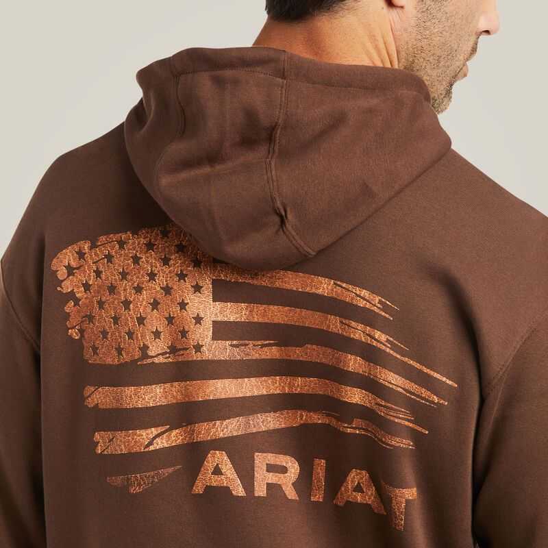 Ariat Patriot 2.0 Sweatshirt Brown / Brown | 069MSWNTZ