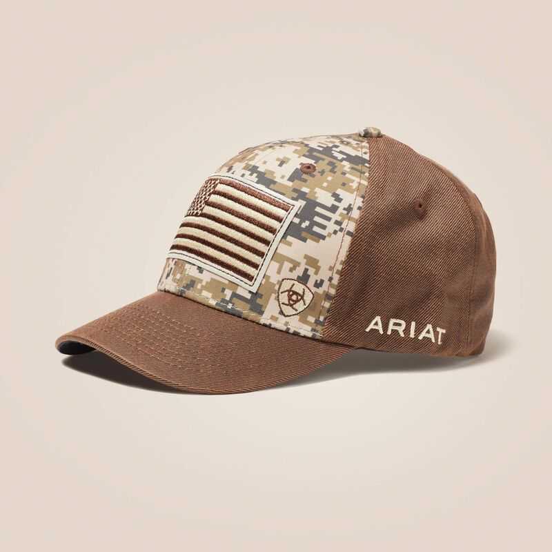 Ariat Patriot Snapback Cap Brown | 124UZKWDI