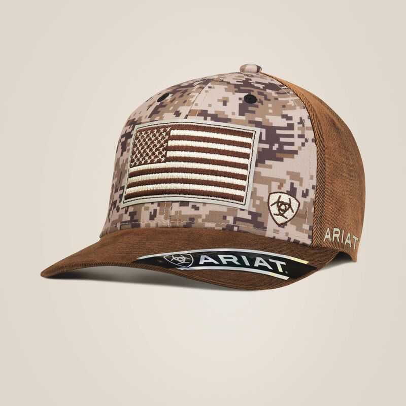 Ariat Patriot Snapback Cap Brown | 124UZKWDI