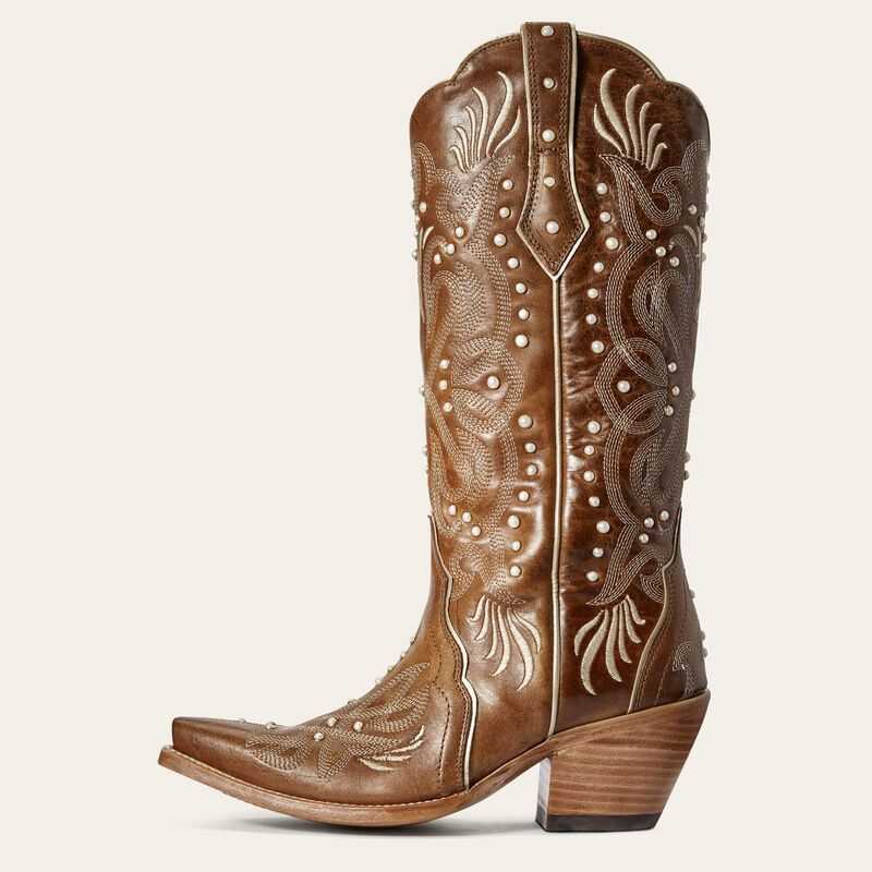 Ariat Pearl Western Boot Amber | 054QFYDVC