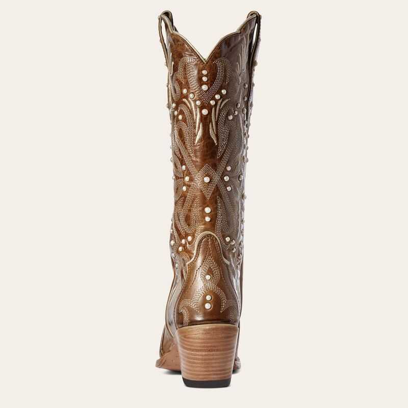 Ariat Pearl Western Boot Amber | 054QFYDVC