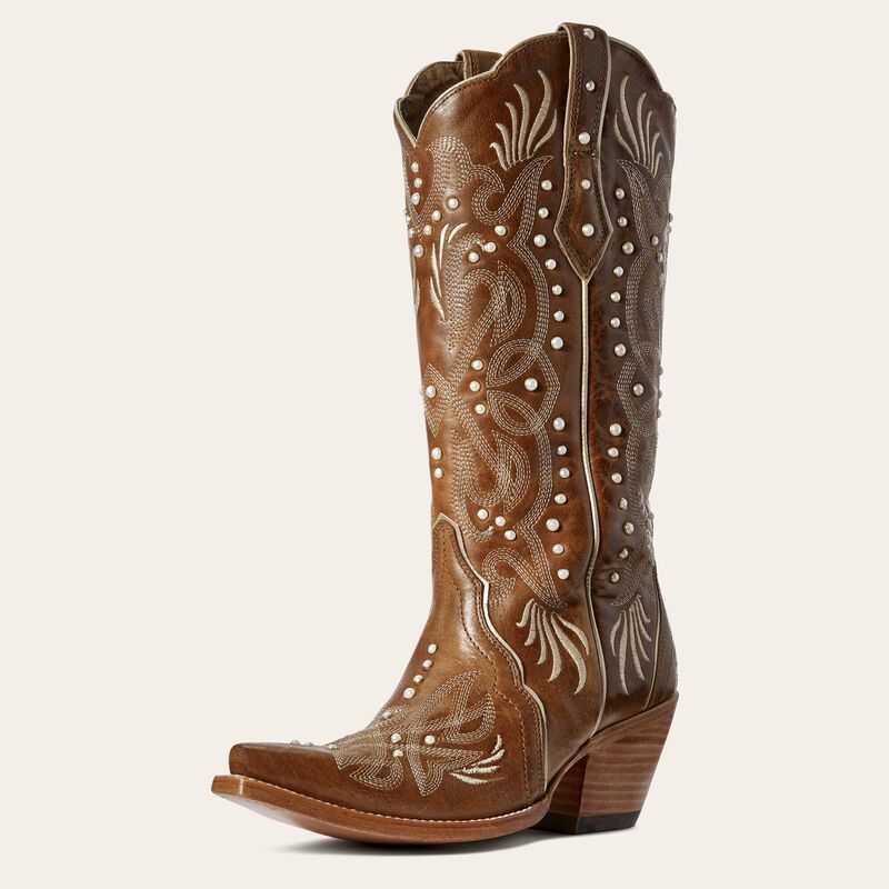 Ariat Pearl Western Boot Amber | 054QFYDVC