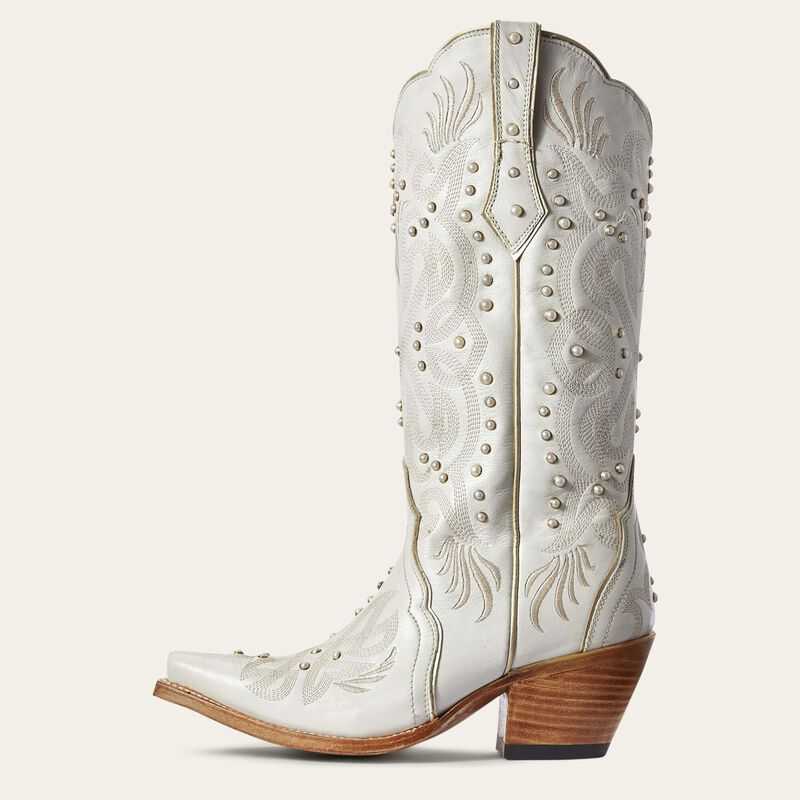 Ariat Pearl Western Boot White | 348PWAORZ