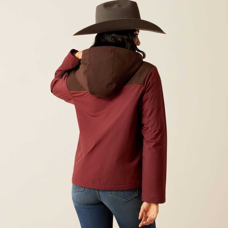 Ariat Pioneer StretchShell Jacket Brown / Chocolate Purple | 683YGFBJN