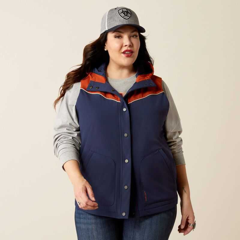 Ariat Pioneer StretchShell Vest Navy | 720YUEZDR