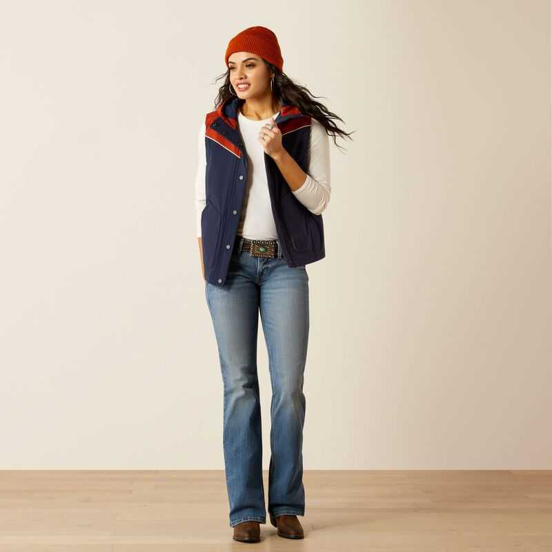 Ariat Pioneer StretchShell Vest Navy | 720YUEZDR