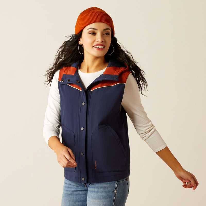 Ariat Pioneer StretchShell Vest Navy | 720YUEZDR