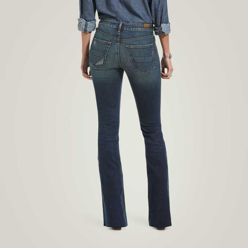 Ariat Premium High Rise Flare Jean Blue | 670RAOTHL