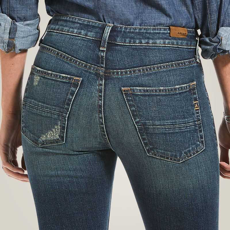 Ariat Premium High Rise Flare Jean Blue | 670RAOTHL