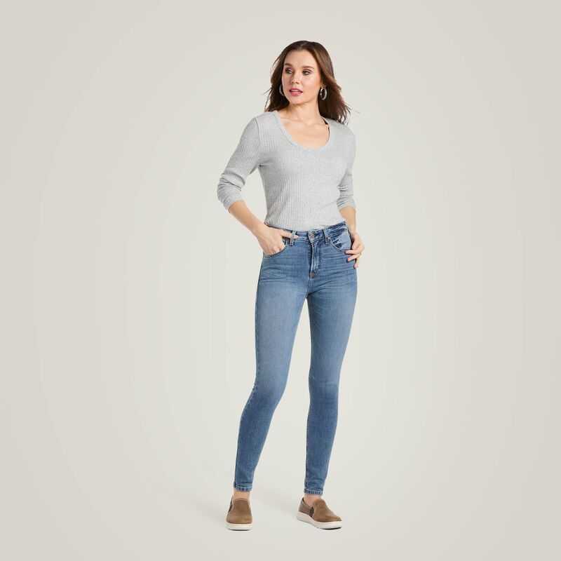 Ariat Premium High Rise Skinny Jean Stretch Asmu Cameroon | 918WBPYKU