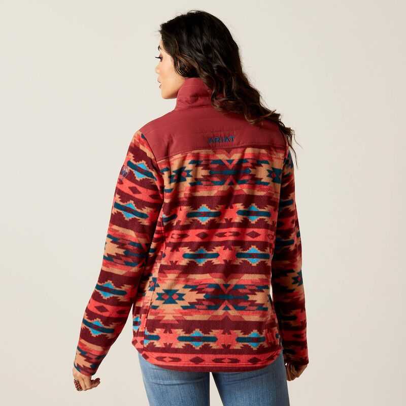 Ariat Prescott Fleece Jacket Campfire Print | 286QNSIRB