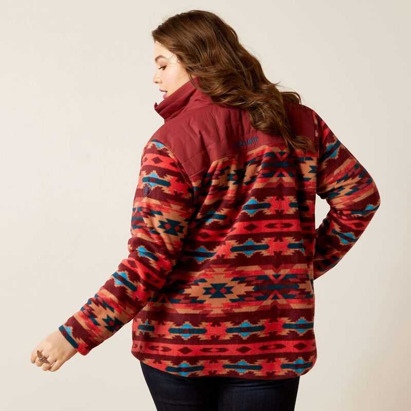 Ariat Prescott Fleece Jacket Campfire Print | 286QNSIRB