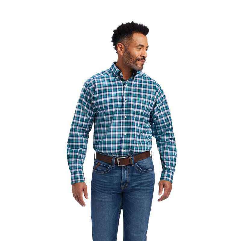 Ariat Pro Series Brantleigh Stretch Classic Fit Shirt Jelly Bean | 987IBRTSL